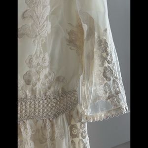 vintage style Lace casual wedding dress